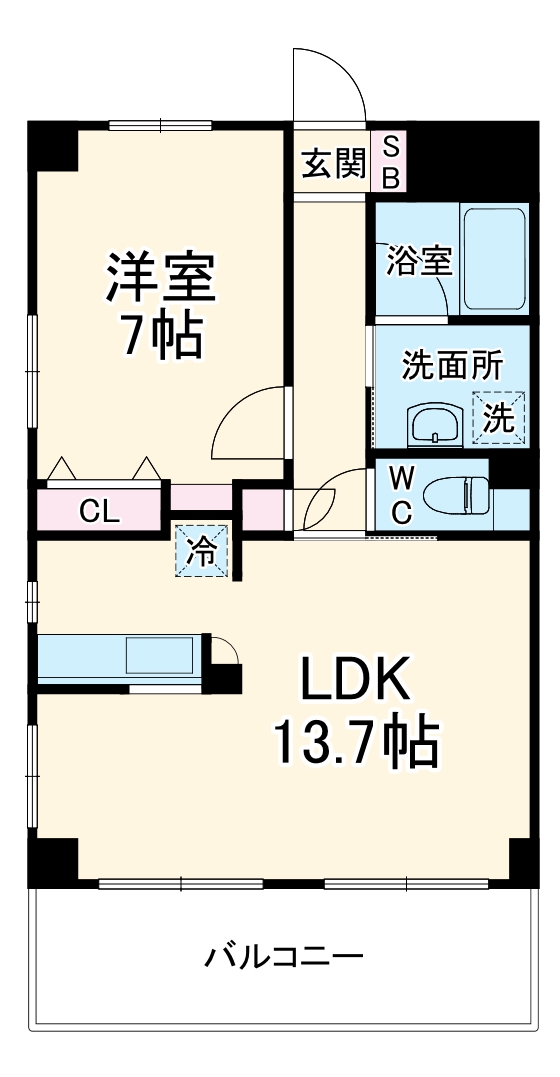 ビラブリスの間取り