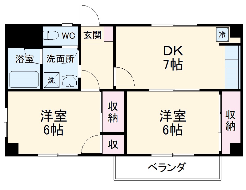 シャトー野比の間取り