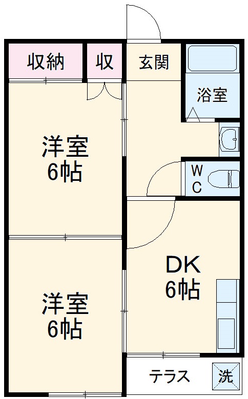 メゾン秀和の間取り