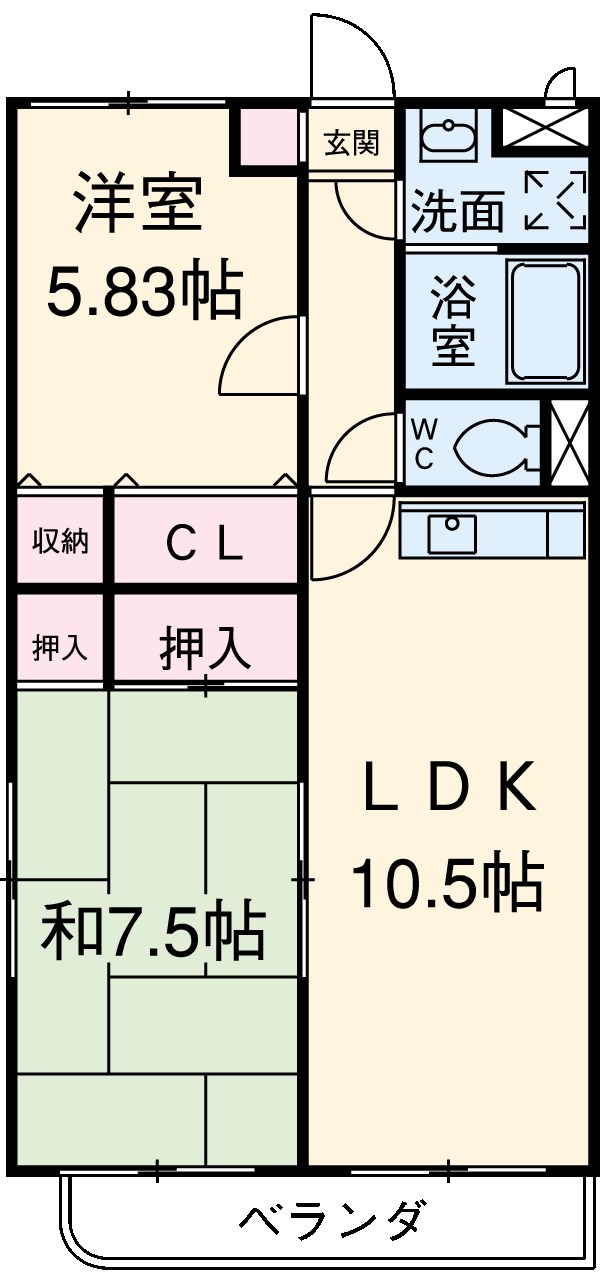 エピーメロンの間取り