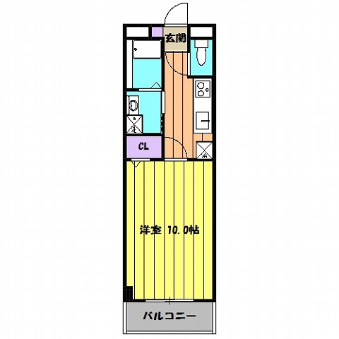 アンプルール フェール M’SⅡの間取り