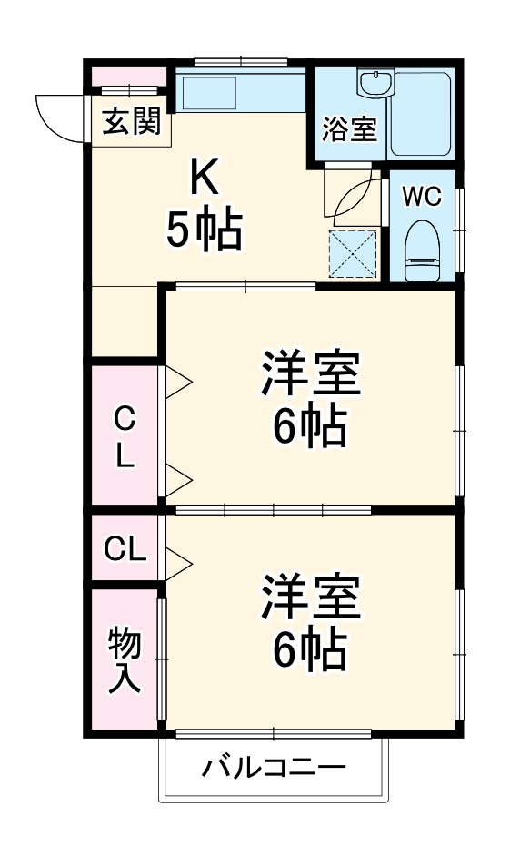 みつるハイツの間取り