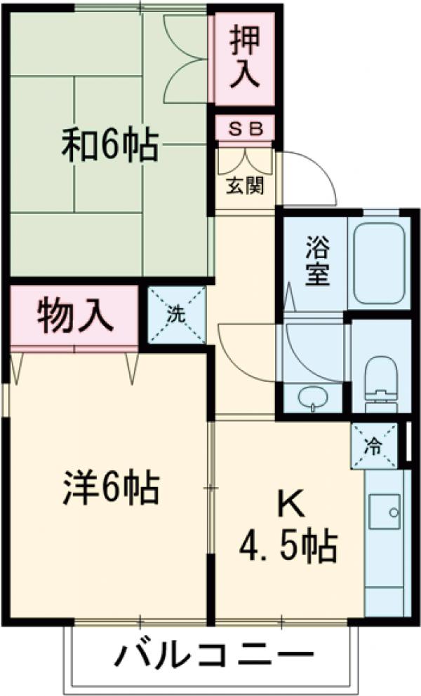 リビエールSの間取り