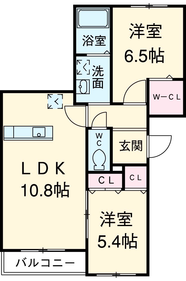 パークヒルズ亀沢の間取り
