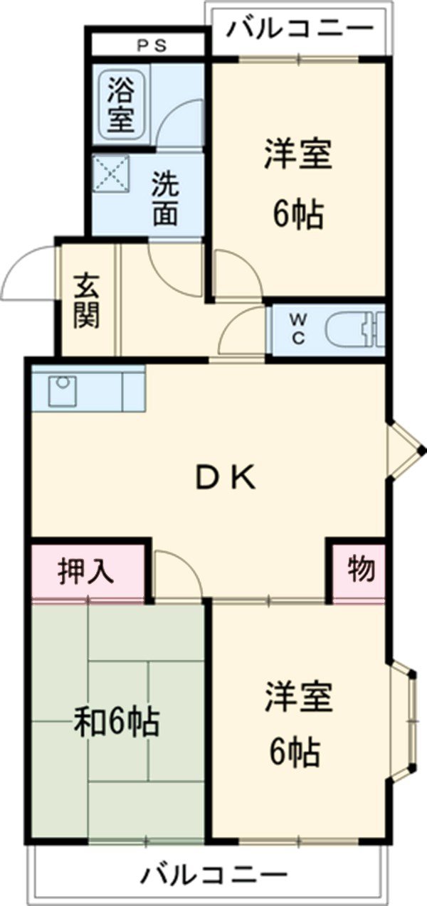 パークヒルズささめの間取り