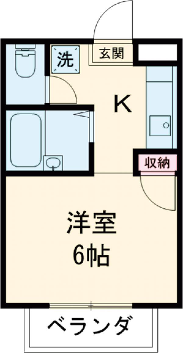 赤尾ハイツ井野の間取り