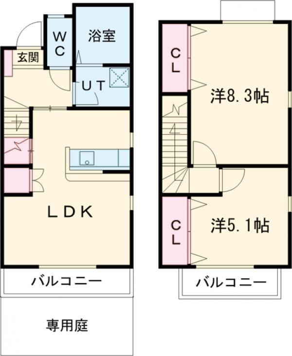 ドゥ・フレメゾンの間取り