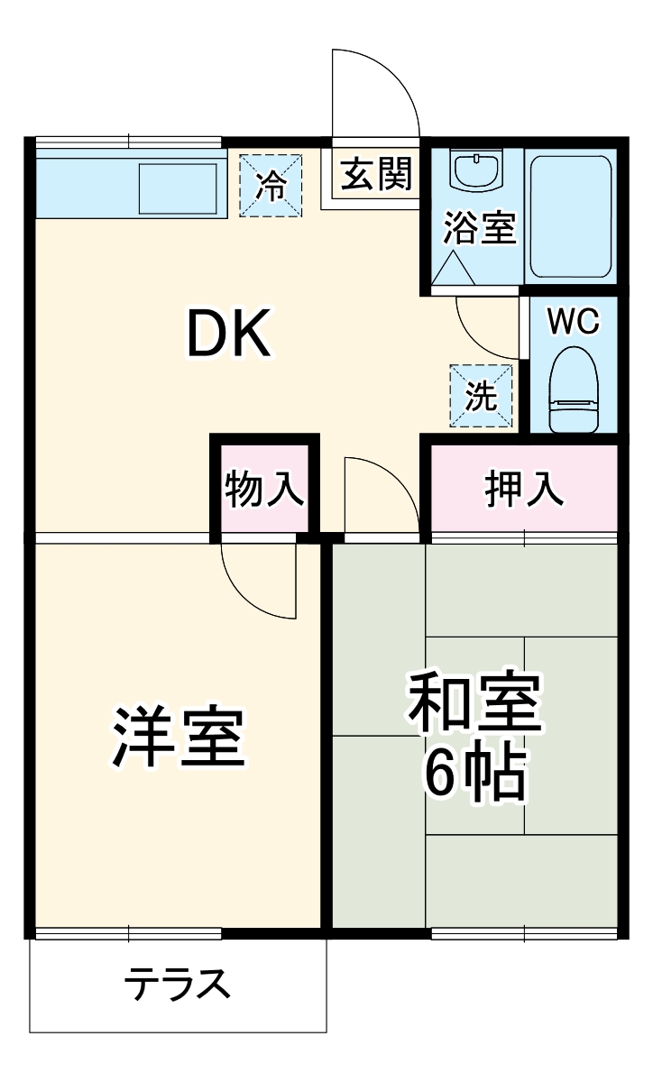 ベルゾーネ大成の間取り