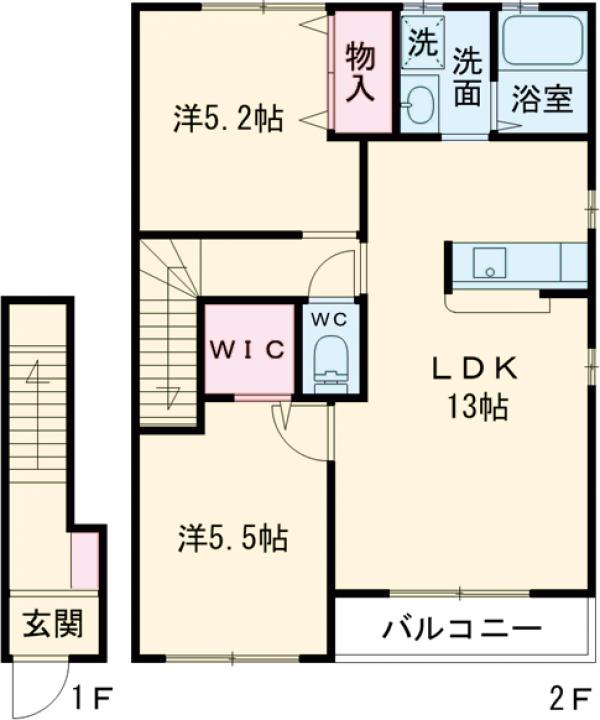 ラ・アムールの間取り