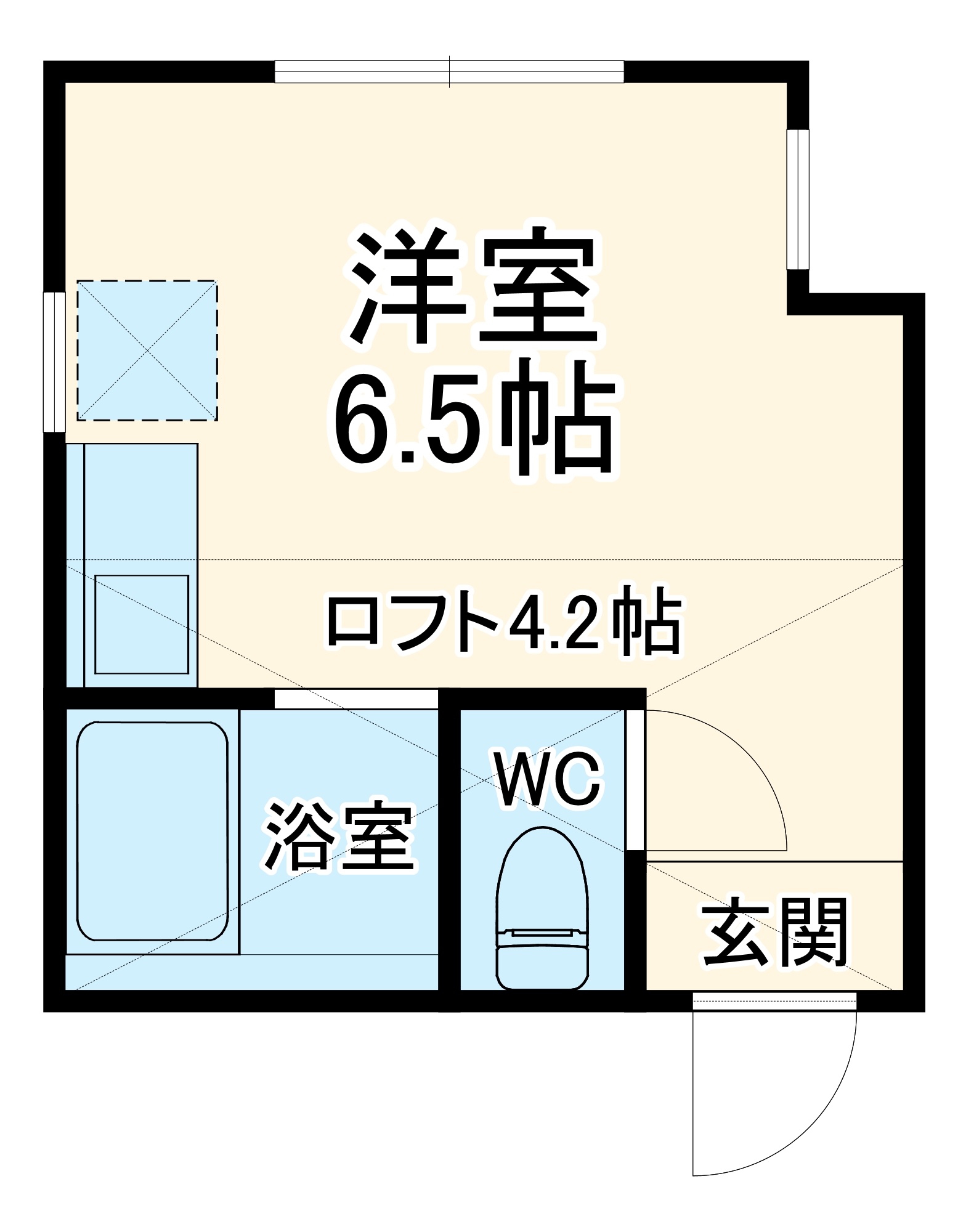 クレール横須賀の間取り