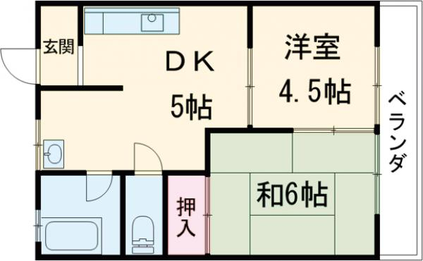 堀ビルの間取り