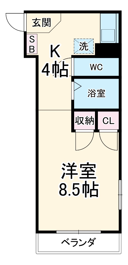 レジデンスTL西荘の間取り