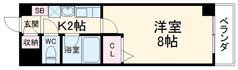 レージュウイングの間取り