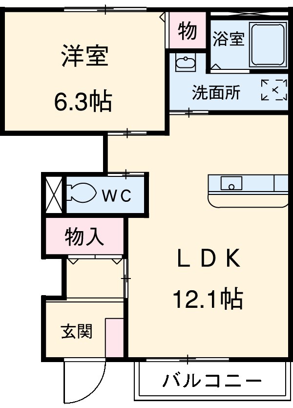 Live Garden Ⅱの間取り