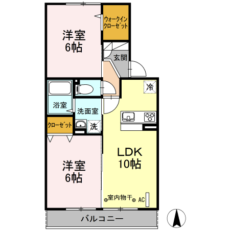 コンフォート湘南山手Ⅰの間取り