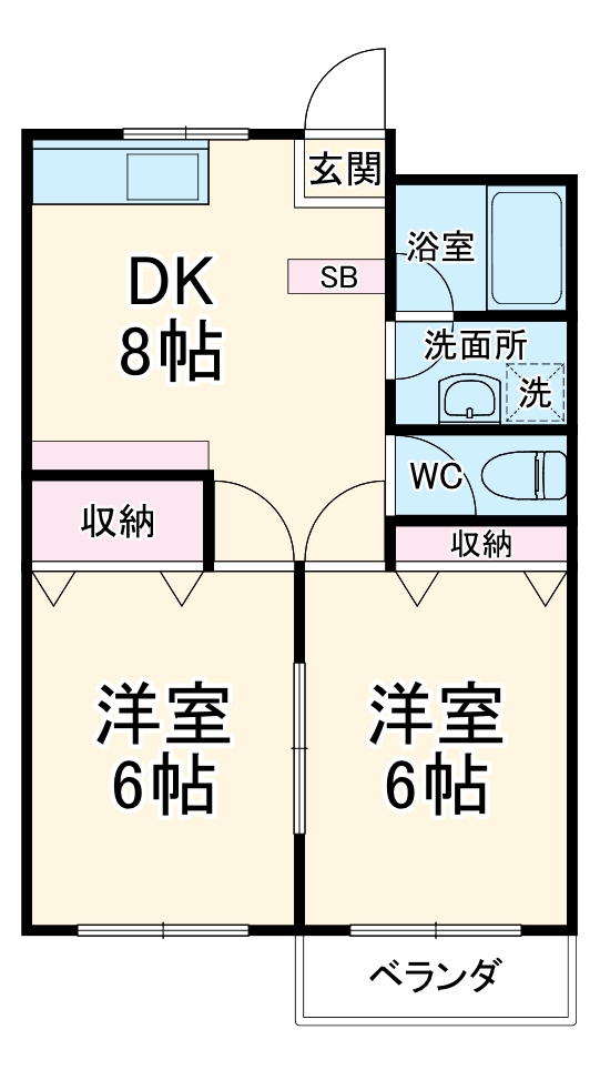ハウスメモリアルⅡの間取り