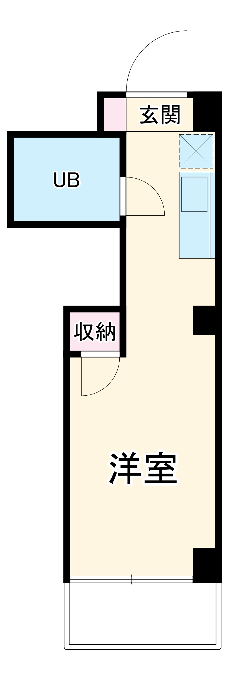 S・FLATⅡの間取り