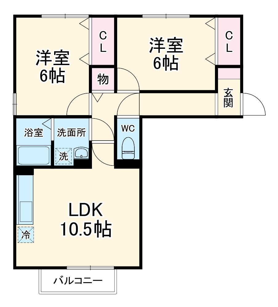 ドリームハイツ Bの間取り