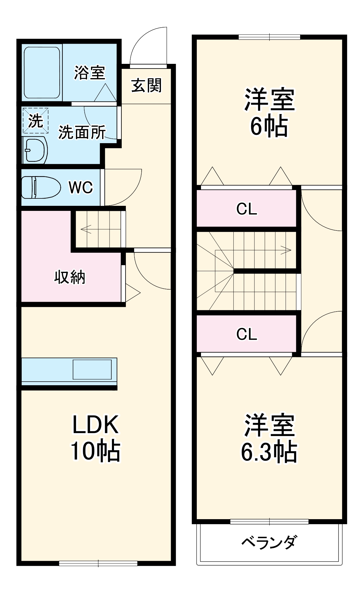 メゾントーマ安城の間取り