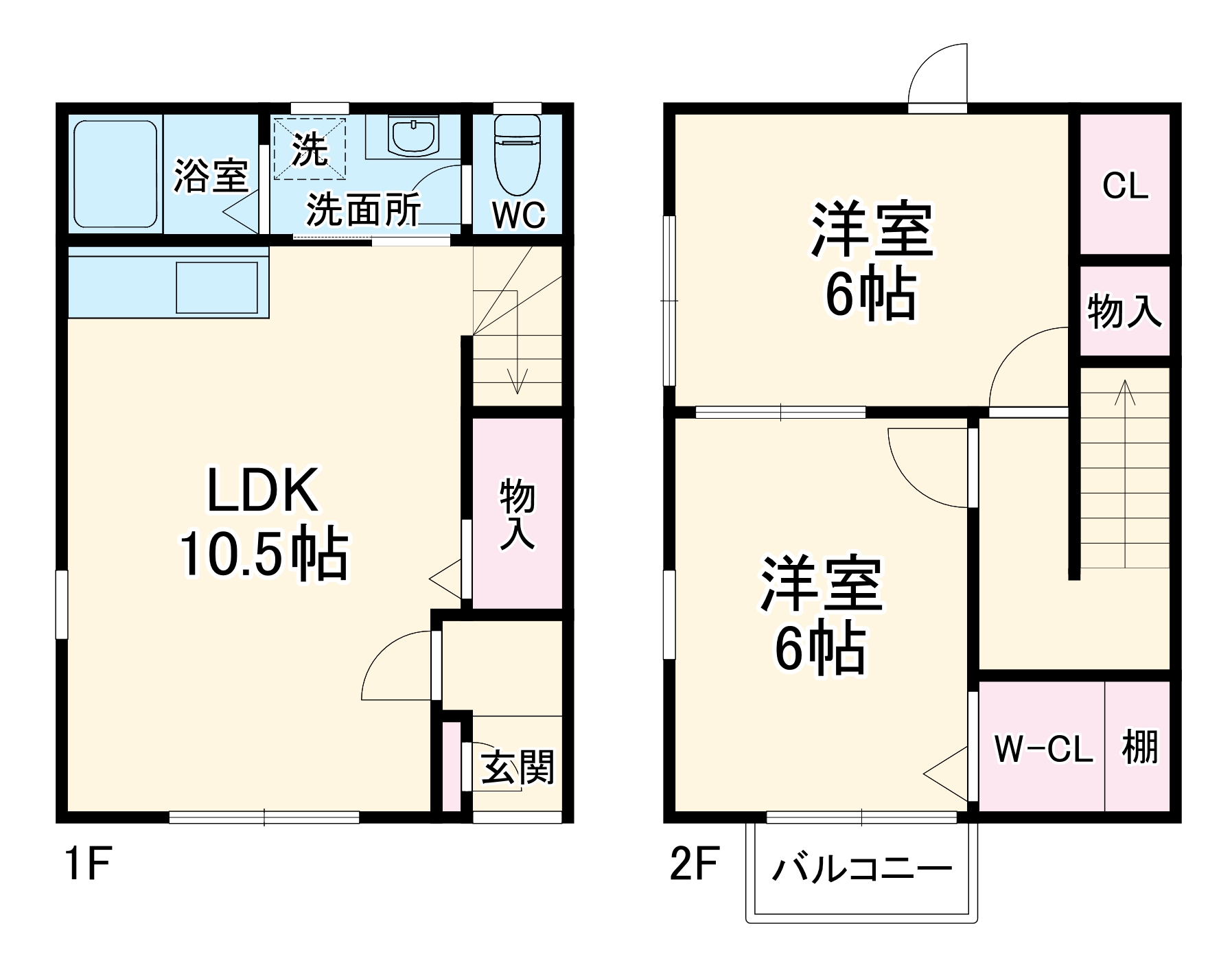 N参番館B棟の間取り