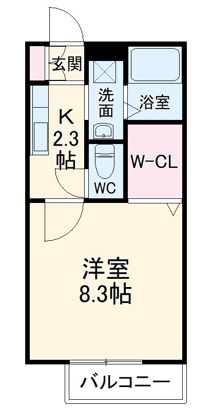 コンフォールアンジュの間取り