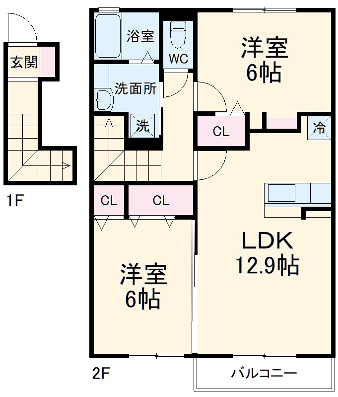 ブランプレアルの間取り
