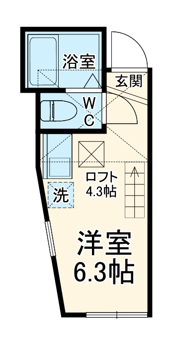 ユナイト田浦ベラクルス・メヒコの間取り