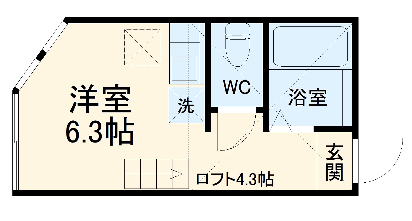 ユナイト田浦ベラクルス・メヒコの間取り