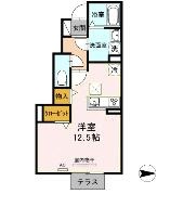 アモーレ西尾の間取り