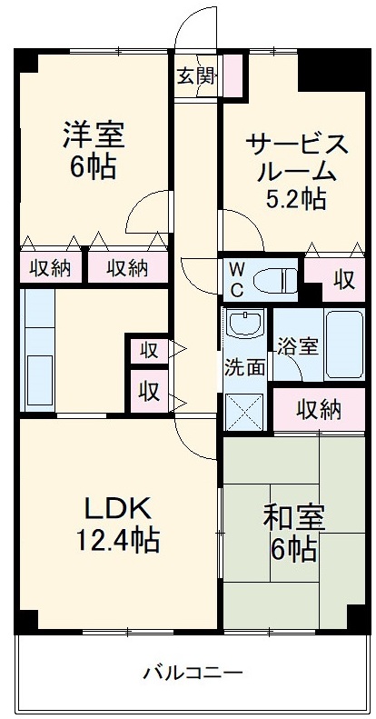 アレグリア芝山の間取り