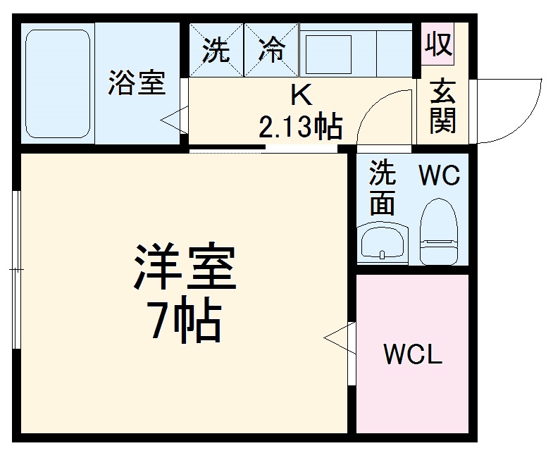 クラックス鎌ヶ谷の間取り