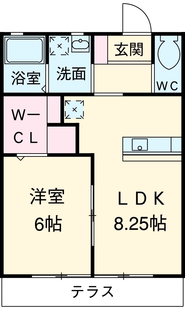 ハピネスの間取り