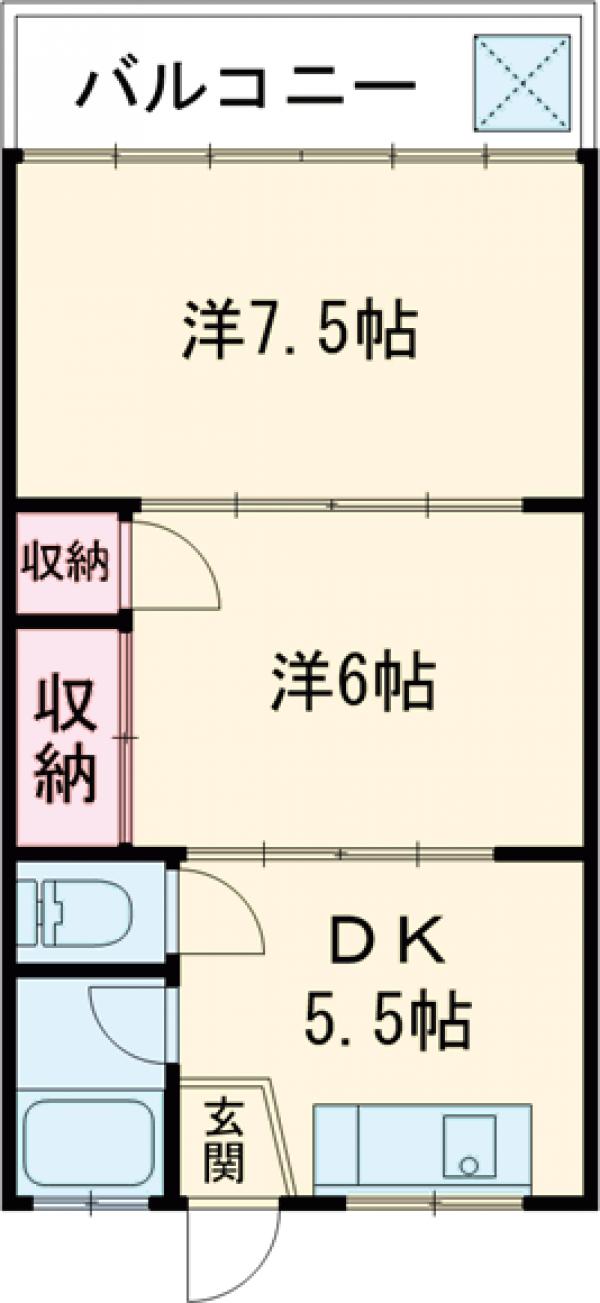シルクハイツの間取り