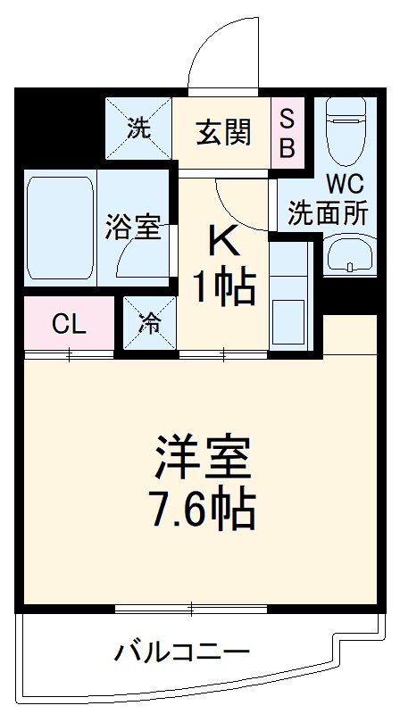 アビタシオン元住Ⅱの間取り