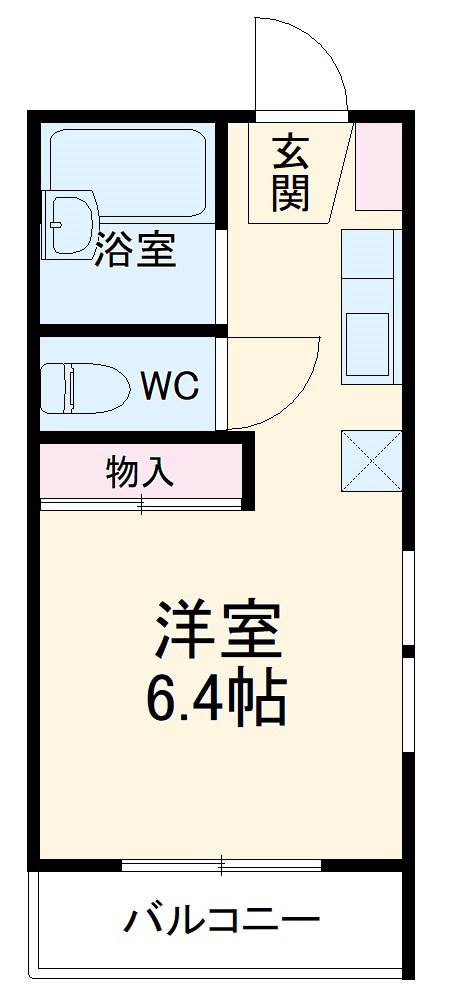 クレイン薬円台の間取り