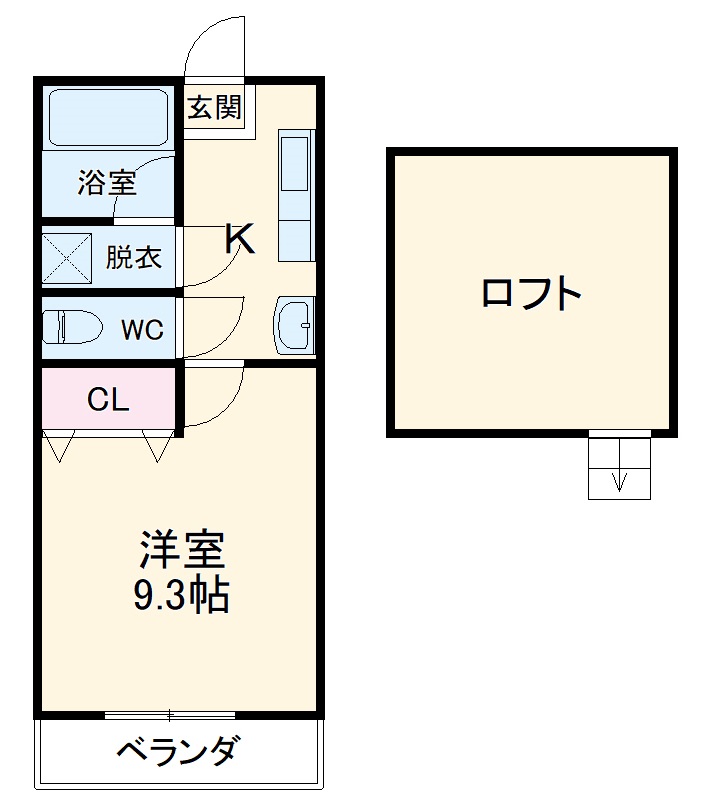 コンフォート高崎の間取り