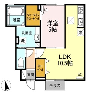 メゾン エスポワールの間取り