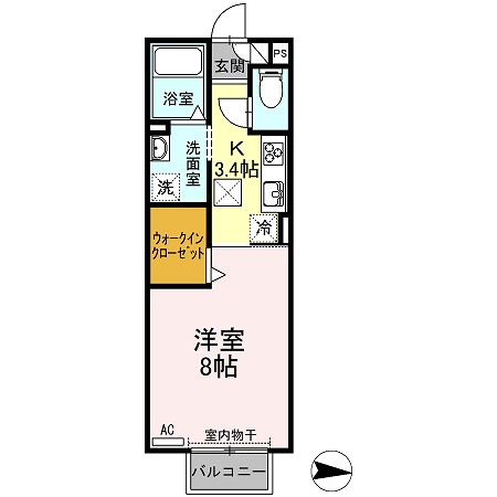 D-room今池の間取り