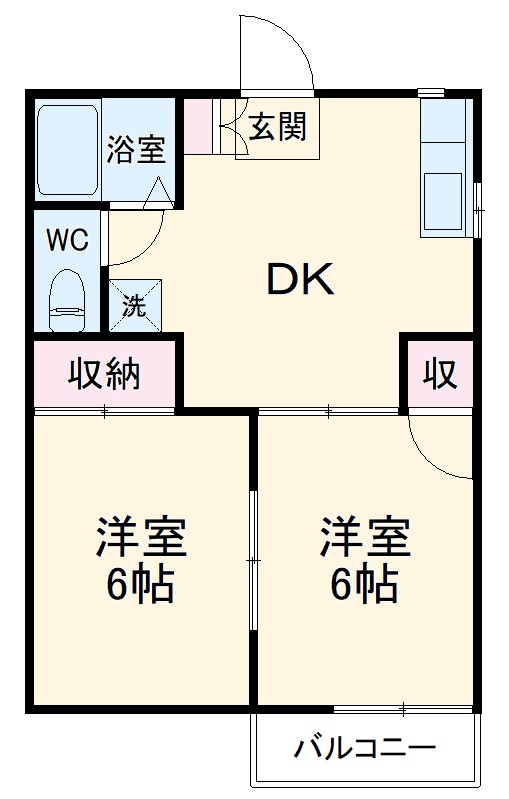 エステートなかざとCの間取り