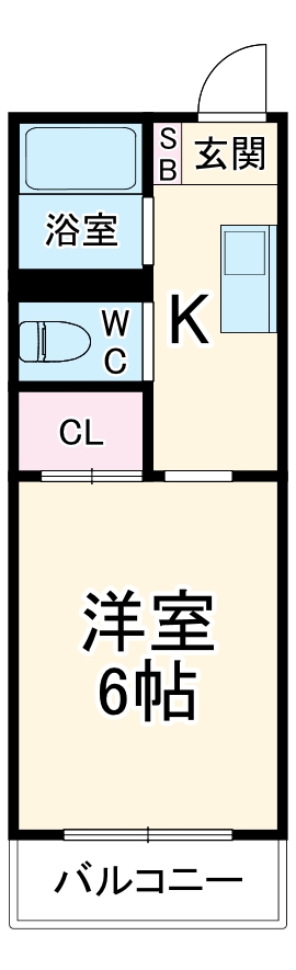 ヘーベルエスパスⅡの間取り