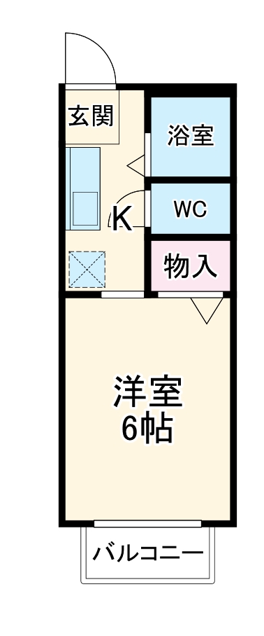 エスポワールⅠの間取り