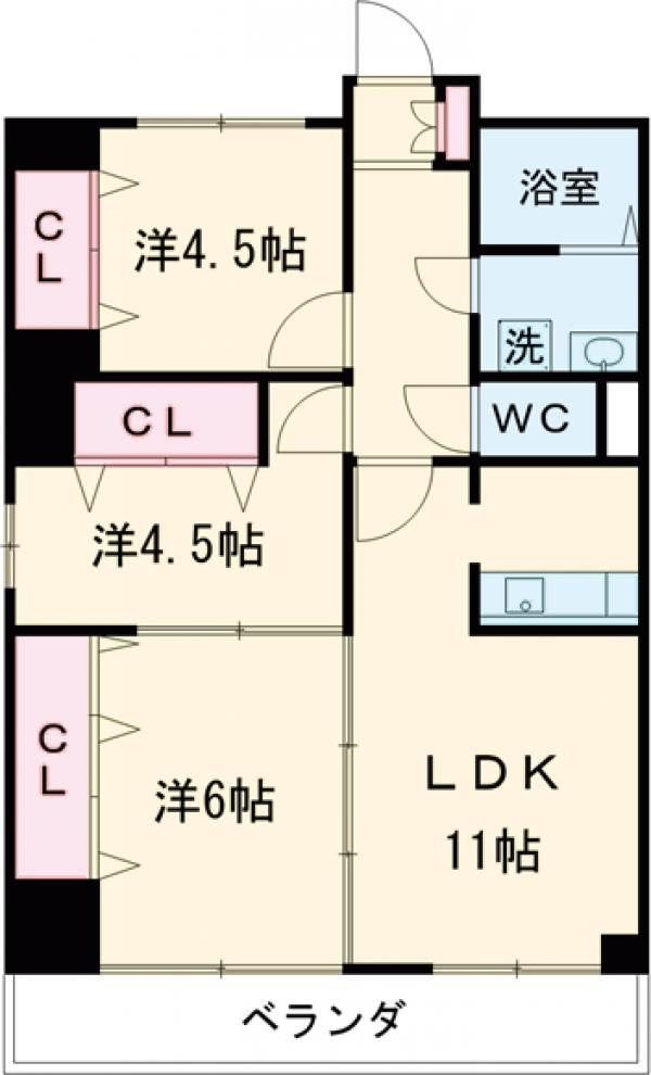 第2桜ハイツの間取り