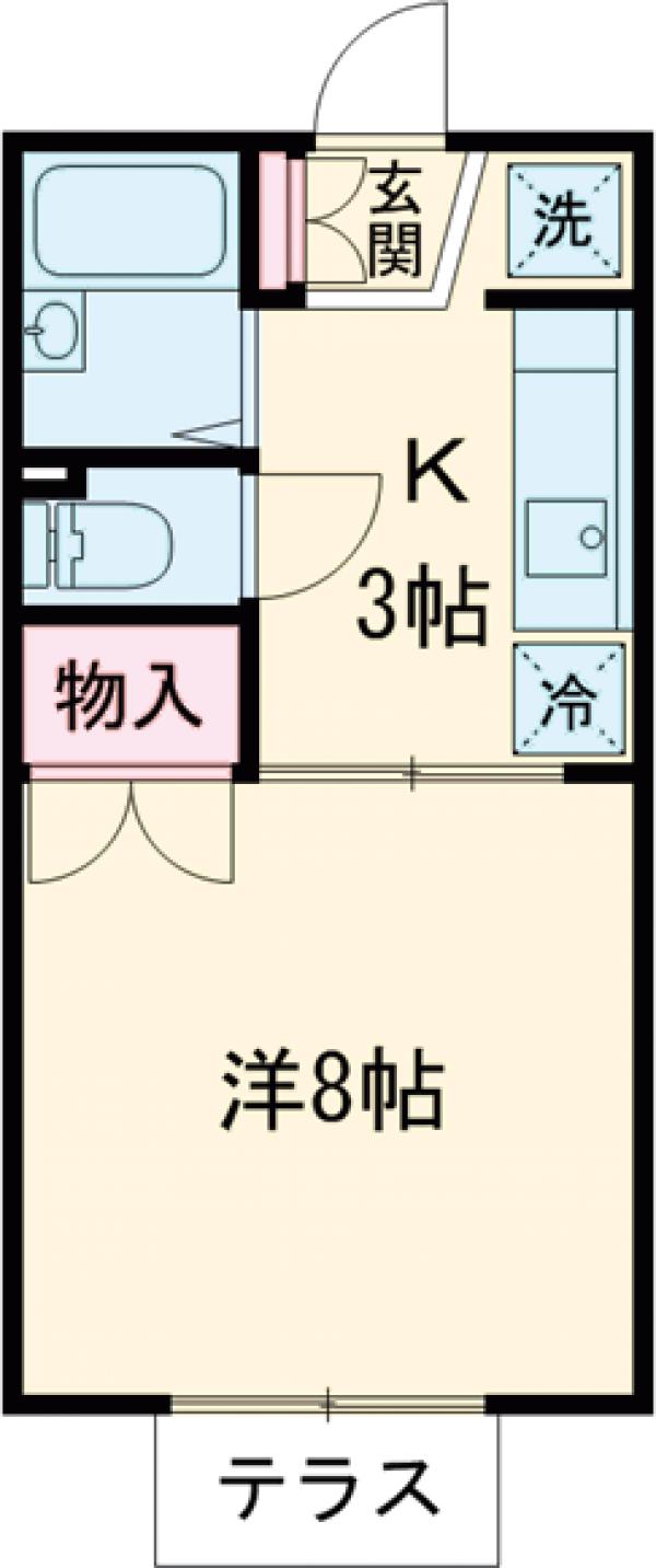 ポアロハイツの間取り