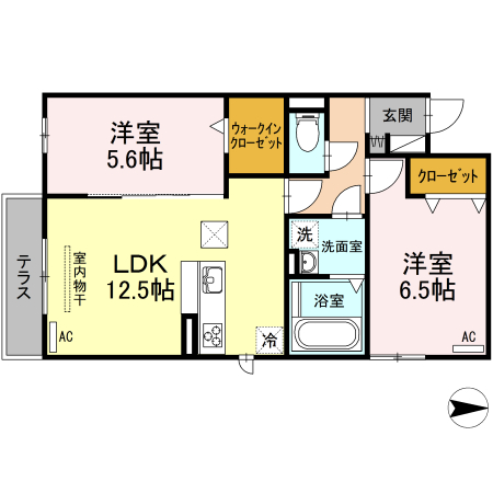 リビエルKⅢの間取り