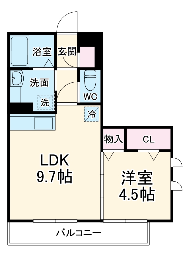 ヴィルクレール Ⅰの間取り