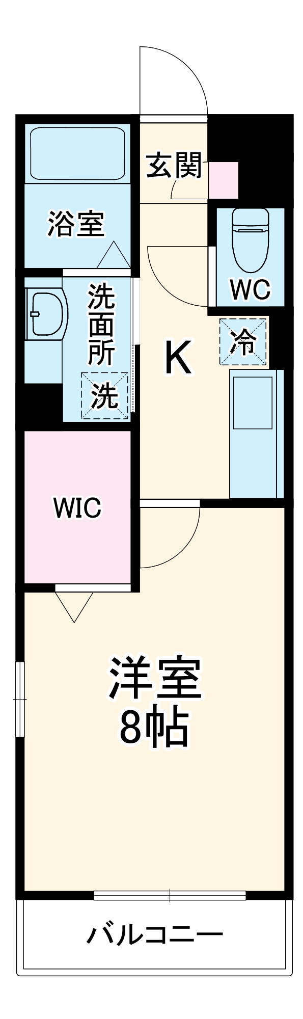 カーサ・セレーノの間取り