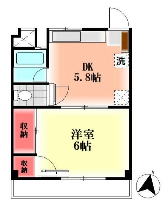 コーポ雪国の間取り