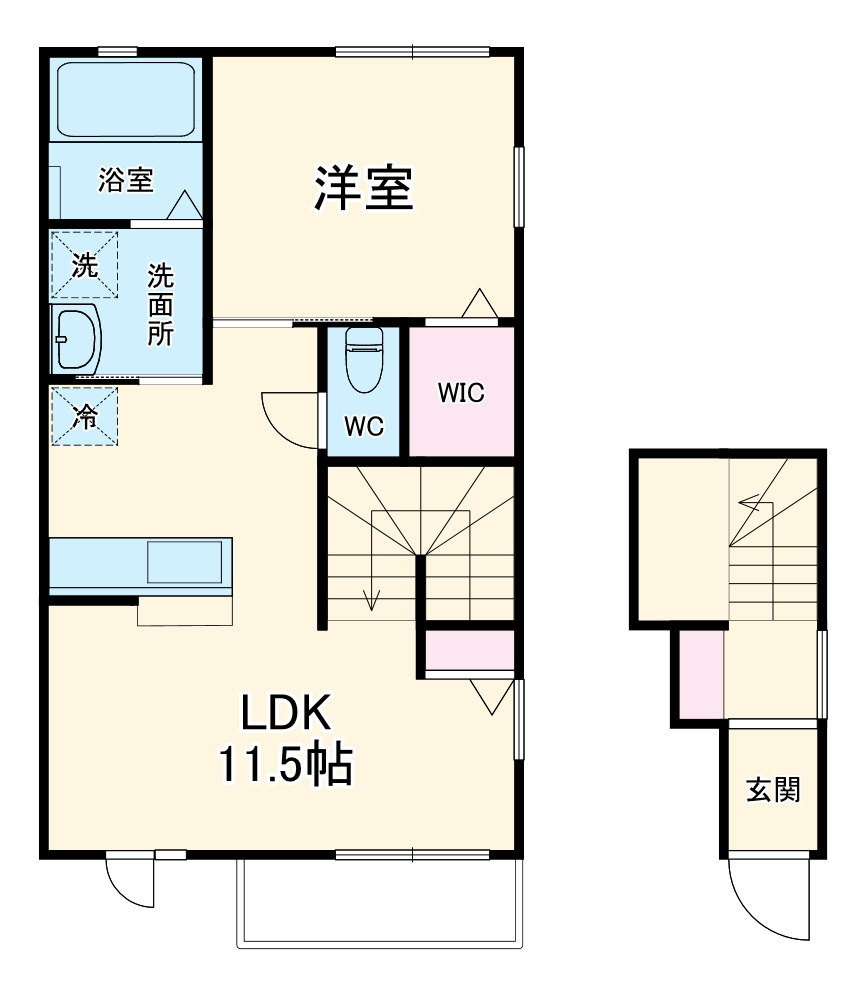 ベルメゾンの間取り
