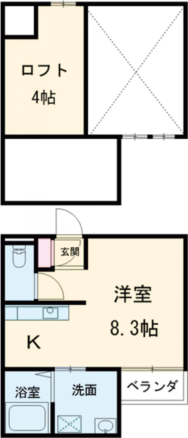 コスモハイツ安城Aの間取り