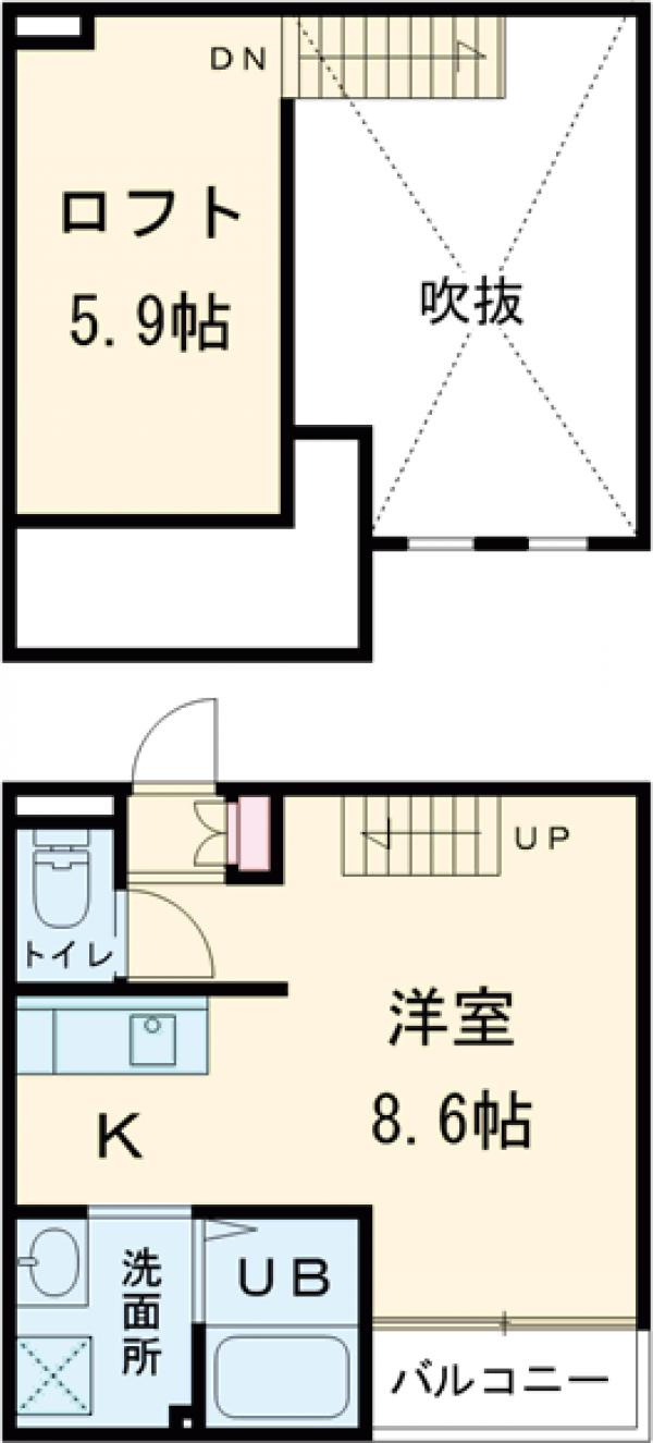 ソレイユ十王の間取り
